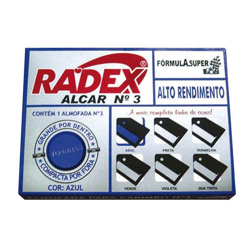 Almofada Para Carimbo Preto Nº3 Radex - SKU: PRD28OSLW9RLP8D0