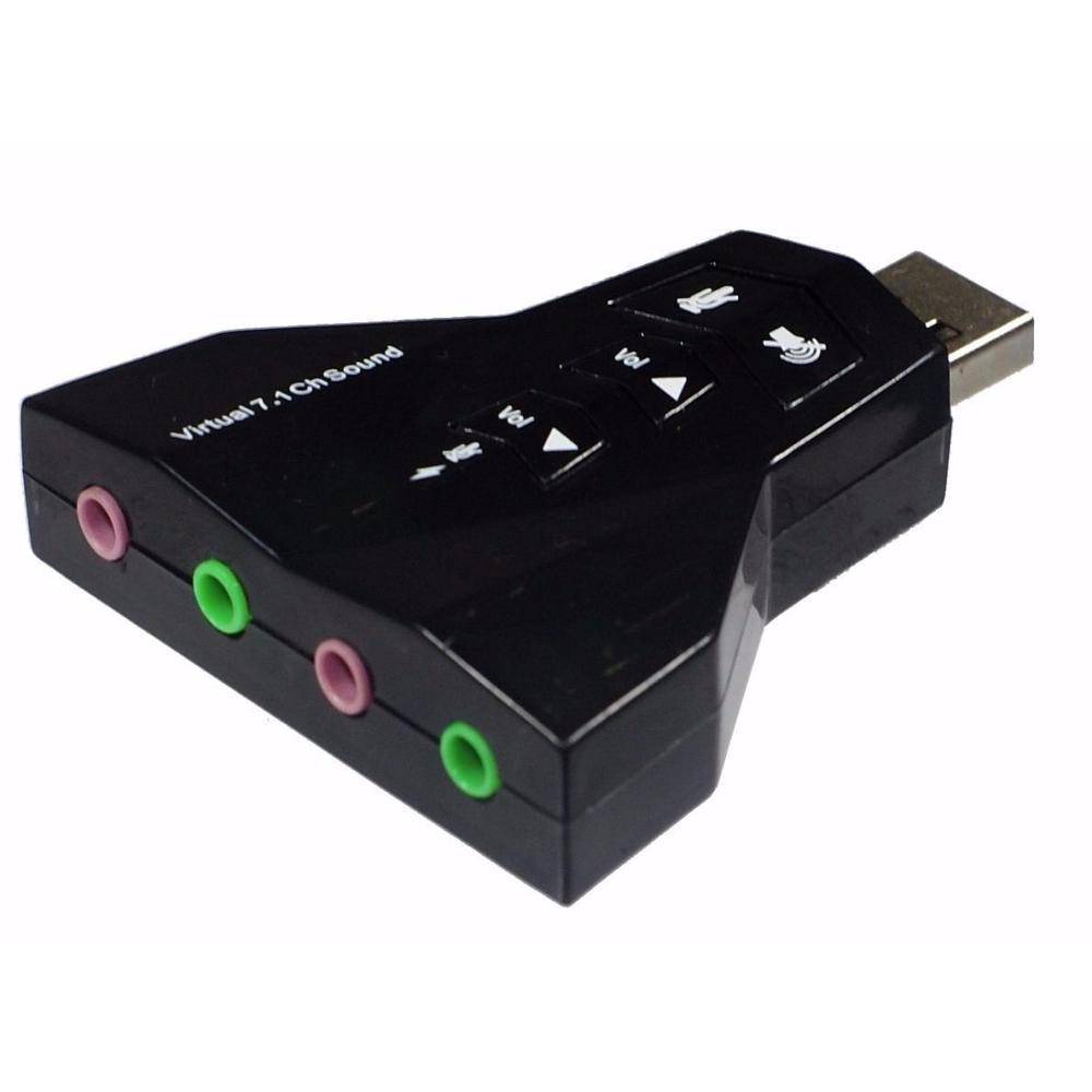 Adaptador Placa De Som Usb 7.1 2 Fone 2 Microfone - SKU: PRD5R490EIC15LSR