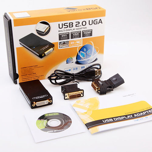 Adaptador De Vídeo Usb 2.0 X Vga Dvi Hdmi Multi Display Uga - SKU: PRD1DI2YQ9VW6BP6