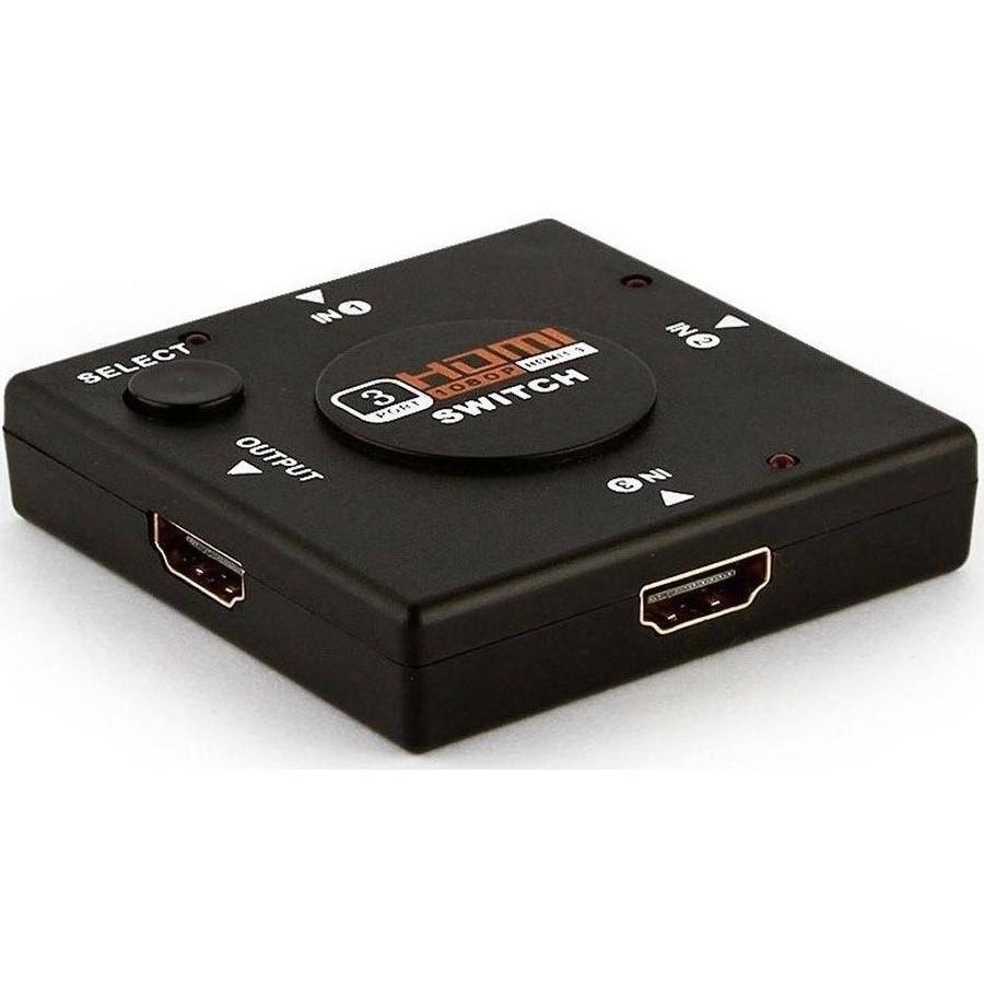 Chaveador Switch Hdmi 3 Portas Entrada 1 Porta Saída - SKU: PRD5I6IV4C1F5NKG