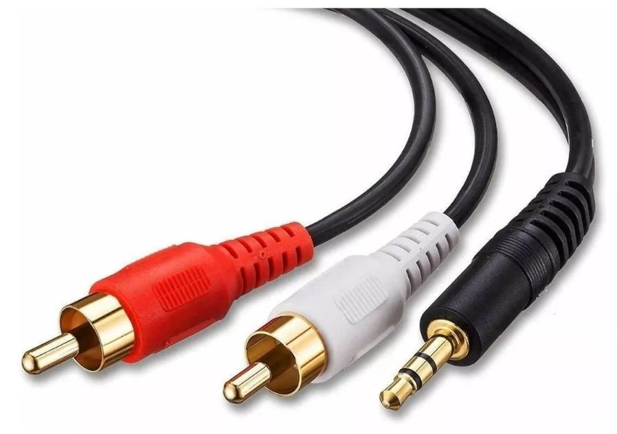 Cabo Áudio P2 Macho para 2 RCA 1,5m - SKU: PRDTL64GMHCHVNWH