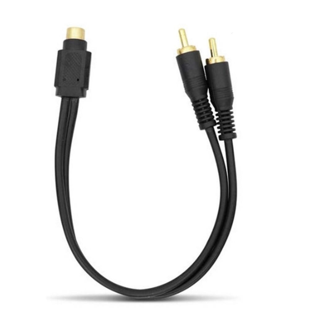 Cabo Rca Femêa Para 2 Cabo Rca Macho - 30Cm Adaptador - SKU: PRD5IWWG377SIPSL