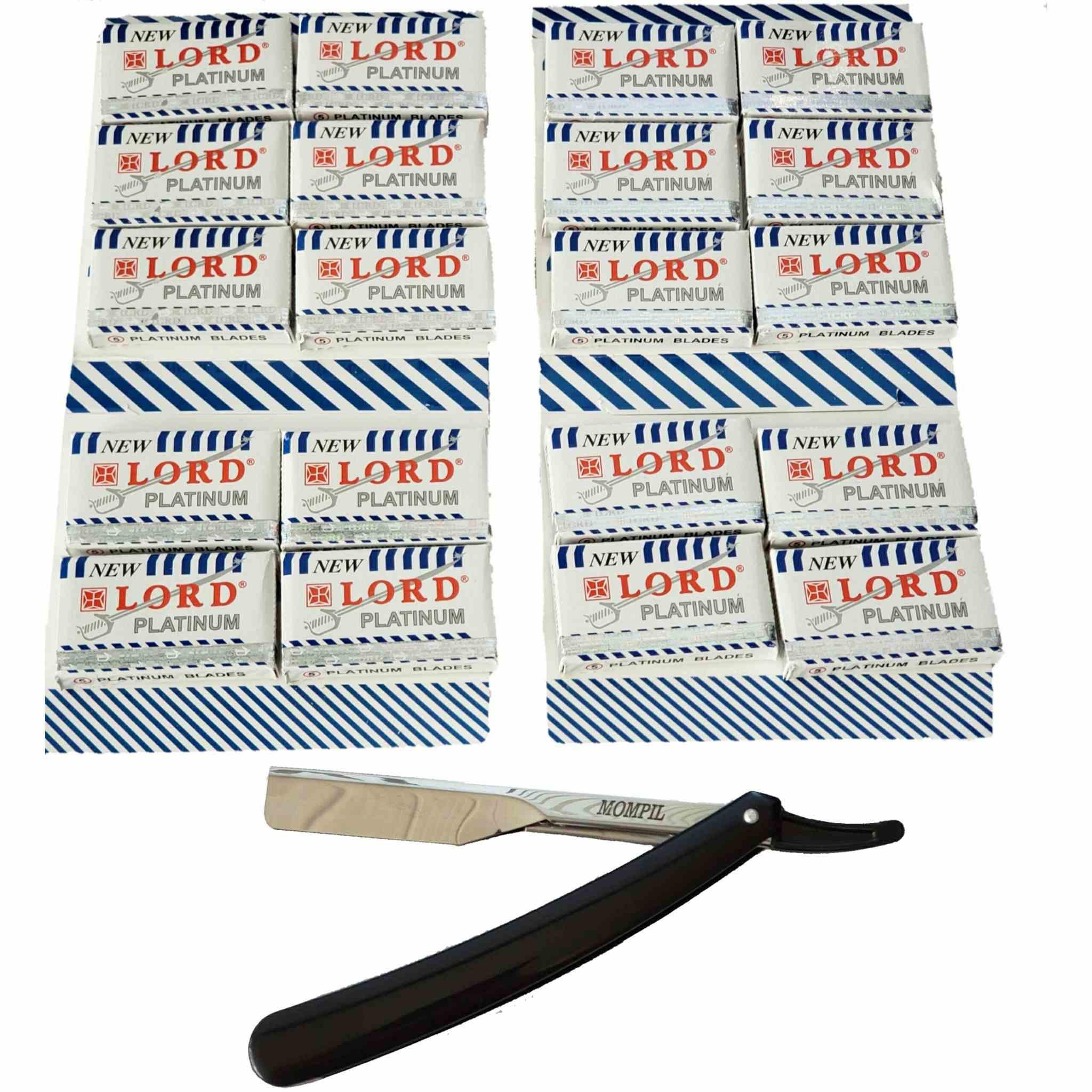 Kit Navalhete Navalha Cabo Plastico e 100 Laminas - SKU: PRDGBY3MV9ESZILC