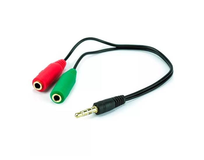 Cabo Adaptador P3 X P2 Fone Microfone Lapela No Celular A91 - SKU: PRDMGZ7A5OZQ3897