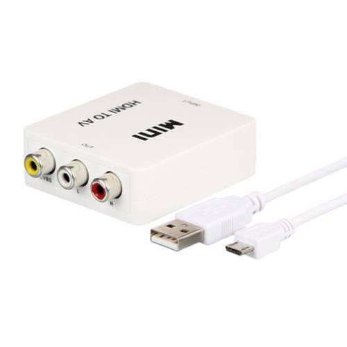 Adaptador Conversor De Vídeo De Hdmi Para Rca Av Vídeo - SKU: PRDV2YZRDY2G2QX2