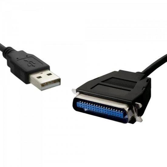 Cabo Usb Para Paralelo 36 Pinos 1,8M Preto - SKU: PRDQTHCN2QY7UCRL