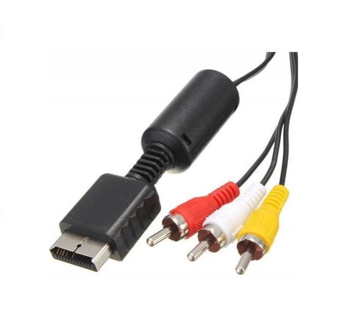 Cabo Av Audio E Video Rca Para Playstation 1, Ps2 E Ps3 1.80 - SKU: PRDXKRE3C4F2V0UL