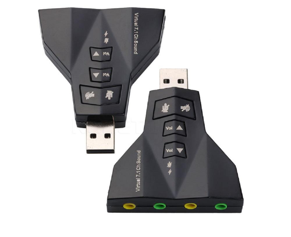 Som Virtual 7.1 Canais Usb 2.0 3D Áudio Usb - SKU: PRDSQEBIROLBNBGT