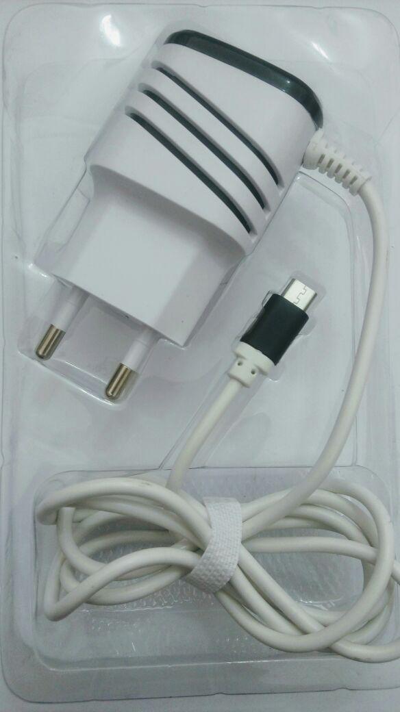 Carregador Para Smartphone De Micro Com Duas Saídas Usb V8 - SKU: PRDIJ9L4UML1FBKA