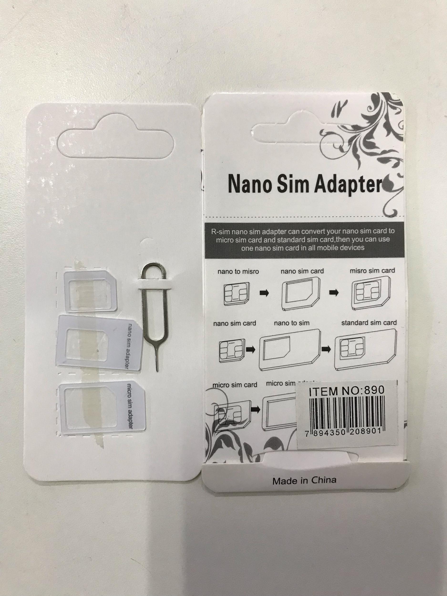 Kit Adaptador Ejetor Chip Sim Card Universal Extrator Mobile - SKU: PRDHWRYZ0CMC8S5I
