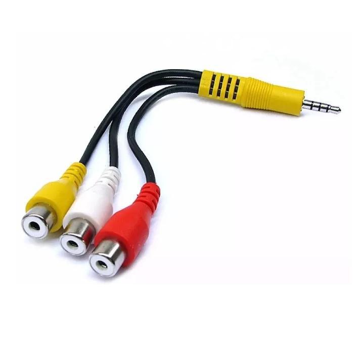 Cabo Adaptador P Tv Led Lg Samsung P2 P3 X Av Rca Composto - SKU: PRDPDQJ4BEHXCQZA