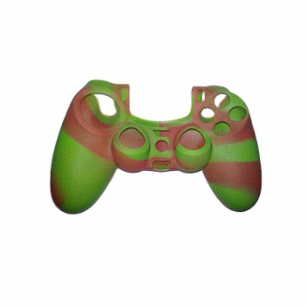 Capa De Silicone Para Controle De Ps4 Verde E Marrom - SKU: PRDLLDL2UAFP05I5