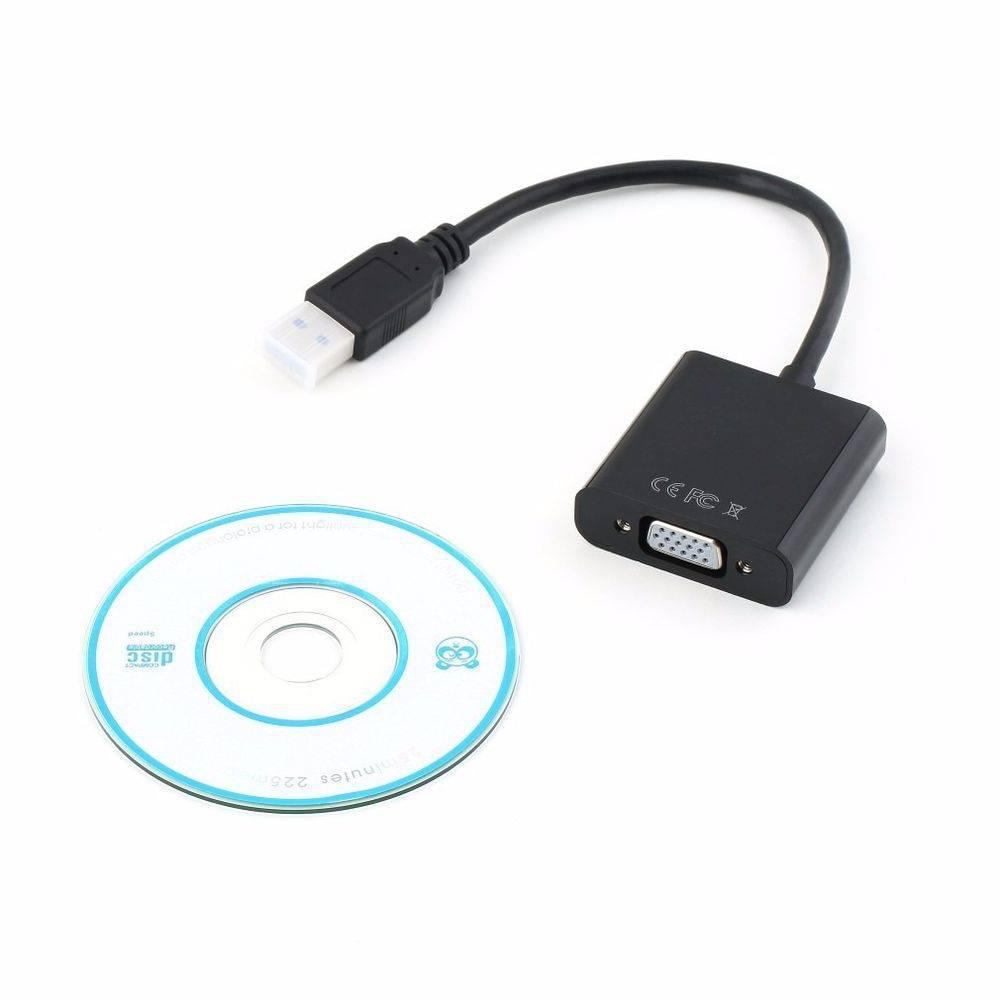 Cabo Adaptador Conversor Usb 3.0 2.0 Para Vga Até 1920X1080 - SKU: PRDDVWXUDF9G2S7G