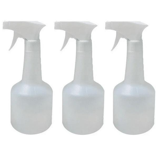 Kit 3 Frascos Borrifador Pulverizador 500Ml Válvula Branco - SKU: PRD3K977SUVN3FF4
