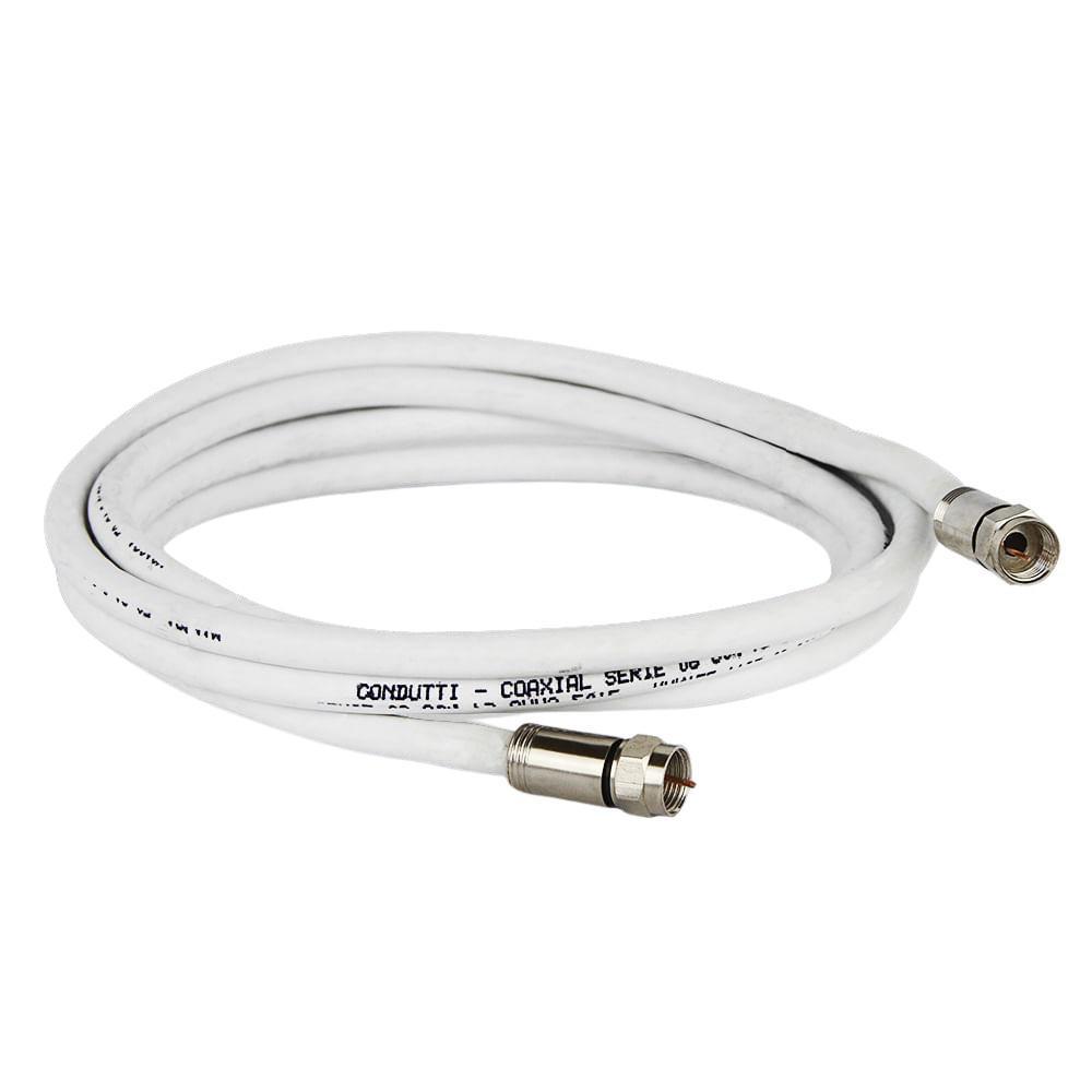 Cabo Coaxial Rg6 2 Metros 75Ohm Com Conectores - SKU: 6015936846879fdfd