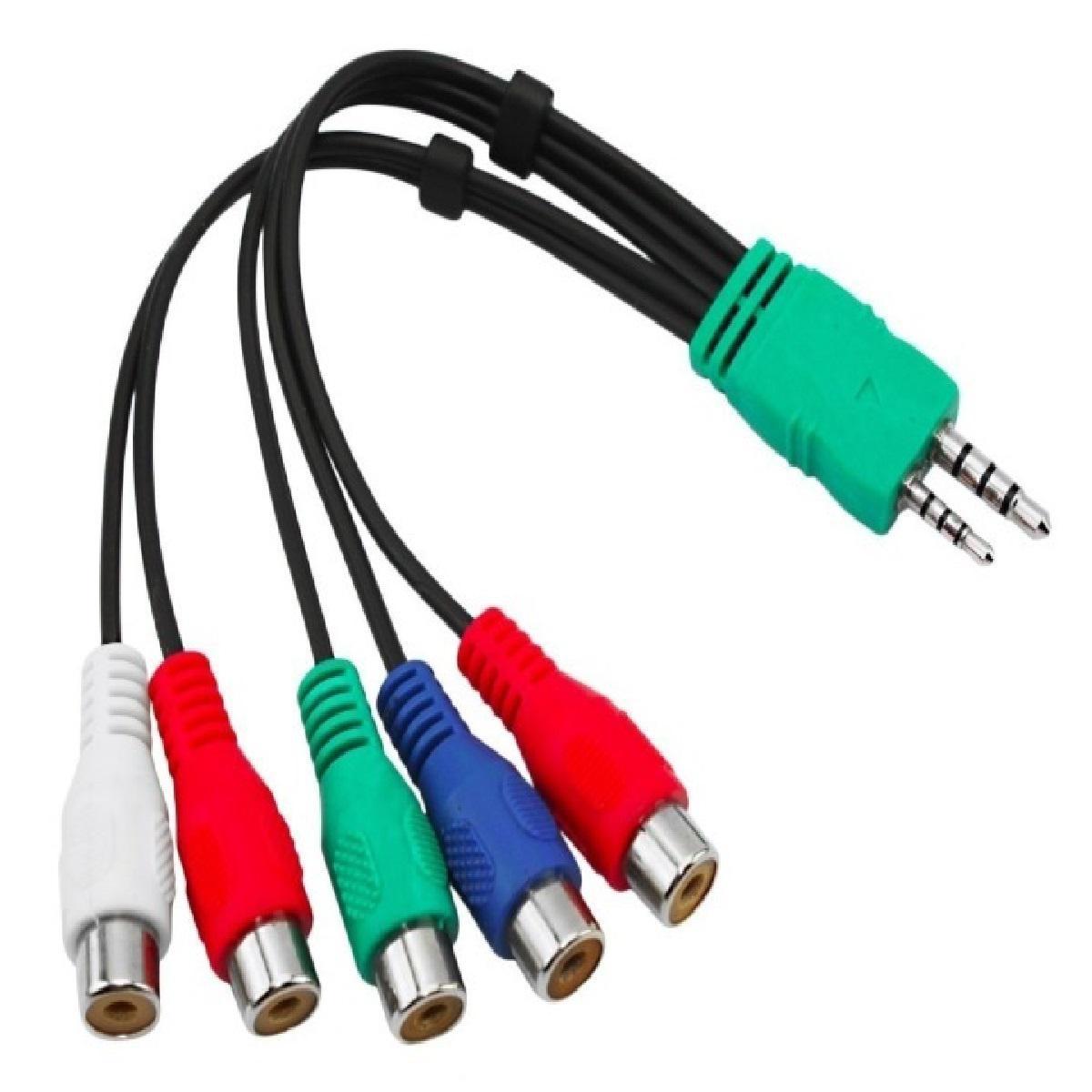 Cabo Adaptador Av Componente Tv Samsung Led Lcd P1 P2 5 Rca - SKU: PRDI8WXNRUSOXORG