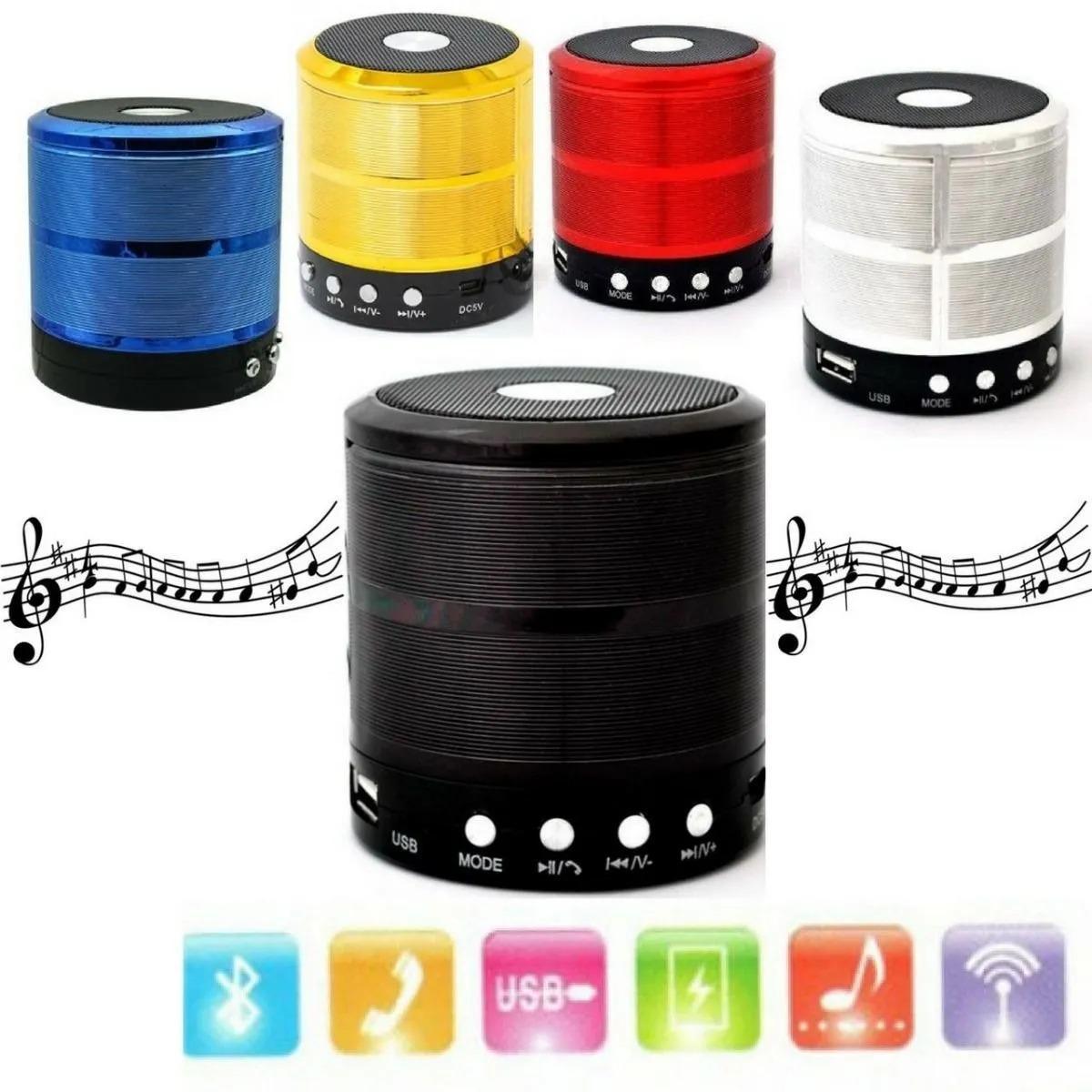 Caixa De Som Bluetooth Recarregável Mini Speaker Portátil - SKU: PRDRMF67AFCEMT33