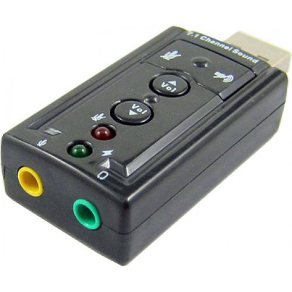 Adaptador Placa De Som Usb 7.1 Entrada P2 Fone E Microfone - SKU: PRD7U7GL4YYR36U8