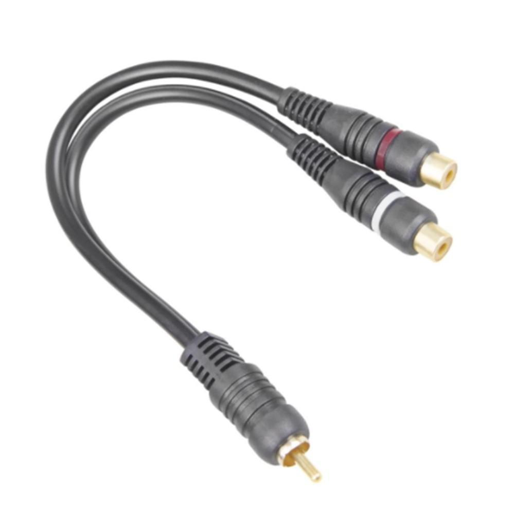 Cabo Rca Y Multilaser 1 Rca-Macho 2 Rca-Fêmea 20 Centímetro - SKU: PRDGC2FHL9LTM710