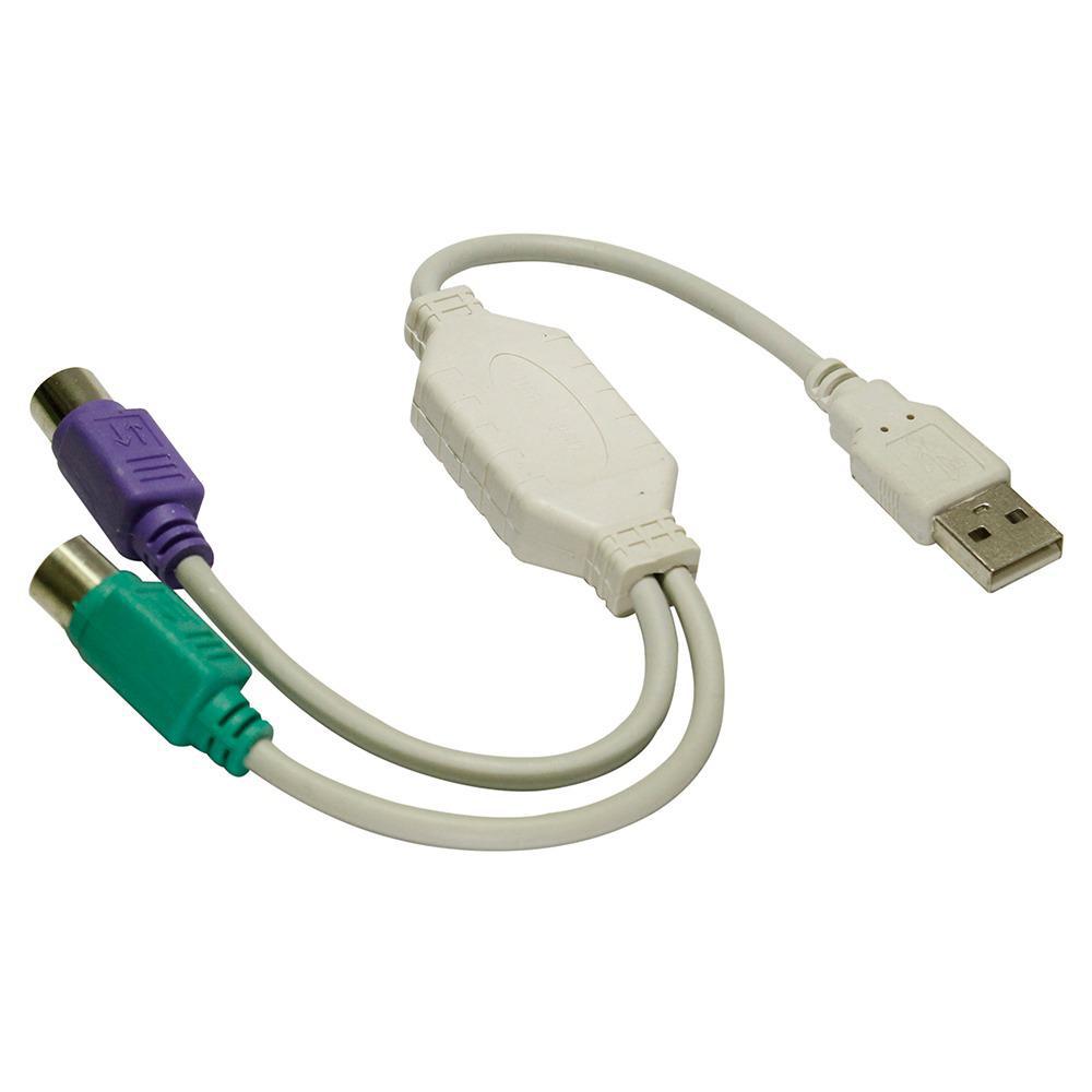 Kit 5 Cabo Adaptador Conversor Usb ps2 Mouse Teclado - SKU: PRD9QDGNJINCB1HI