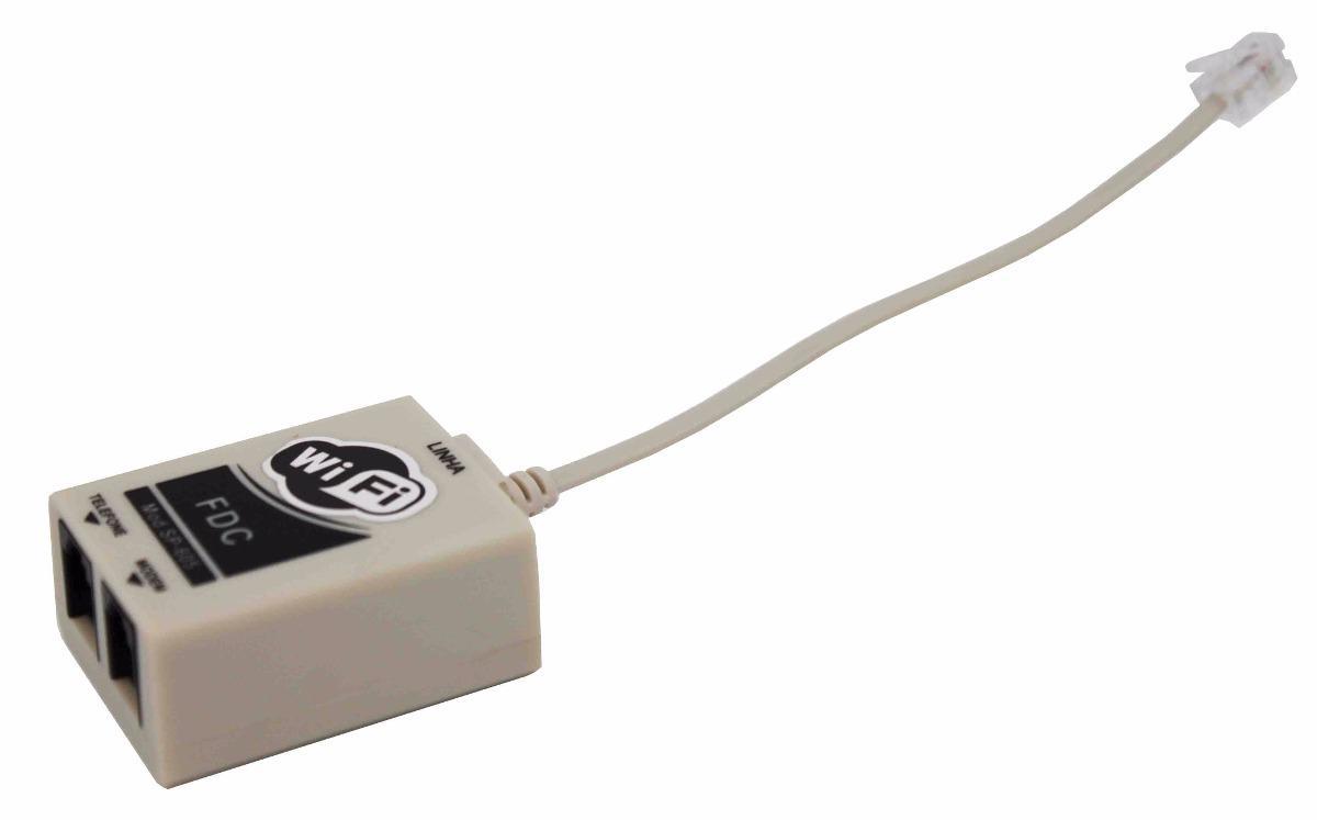 Filtro Adsl Com Duas Saídas Internet E Telefones Modem - SKU: PRDDB4LD7FUBI3EZ
