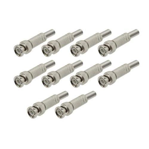Kit 10 Conectores Bnc Mola Parafuso - SKU: PRDJ2QDN1NJKQ67A