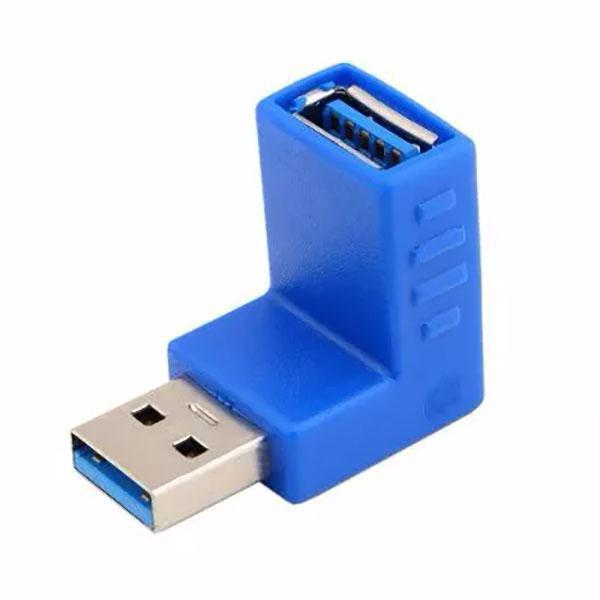 Conector Adaptador Usb 3.0 90 Graus Fêmea Macho - SKU: PRDR9HZPSDUQBGNJ