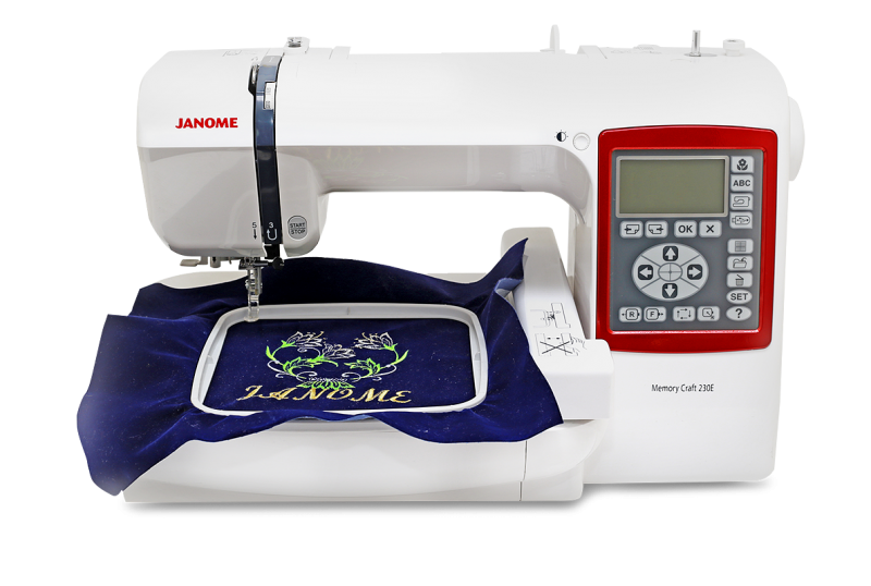 Máquina De Bordar Janome Mc230e R 3.190,00 em Mercado Livre