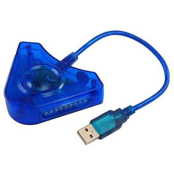 Adaptador Usb Duplo Controles Ps2/Ps1 Use Pc Cab/Adaptador - SKU: PRDO0PM09WPLQMEB