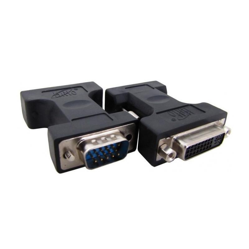 Adaptador Dvi-I Dual Link 24+5 Femea Para Vga 15 Pinos Macho - SKU: PRDCWF0II2E1XUHH