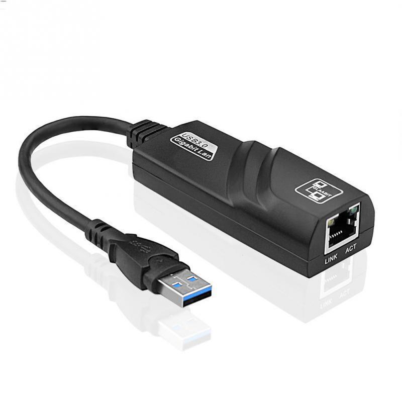 Adaptador De Rede Usb 3.0 P/ Rj-45 Gigabit Até 1000 Mbps - SKU: PRDLW4CCA54A0THC