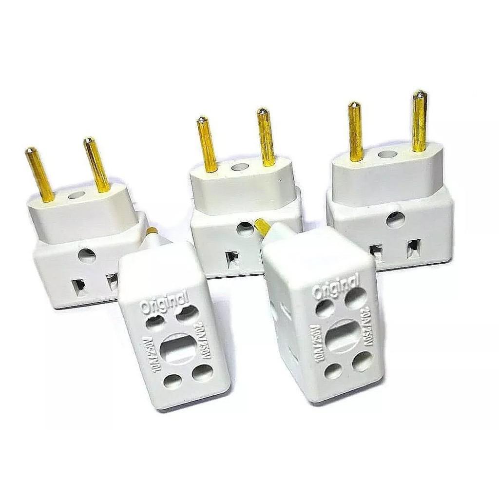 Adaptador Novo Padrão Tomada Bob 10A 16A 20A Bivolt - SKU: U6547U65UYT