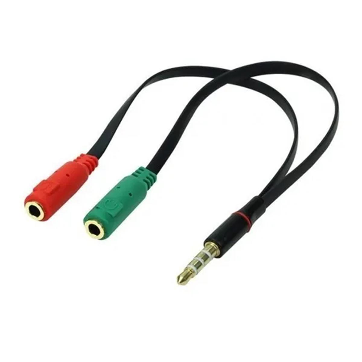Cabo Adaptador P3 (P2 Combo) Para Fone E Microfone Headset - SKU: PRDN41QN1ERH6NBW