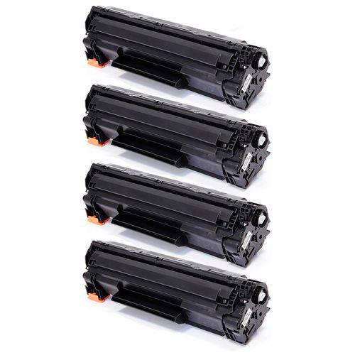 Kit 4 Toners Compativel Ce285a 85a Ce 285a P1102w - SKU: PRDS4NK3RPK40RLY
