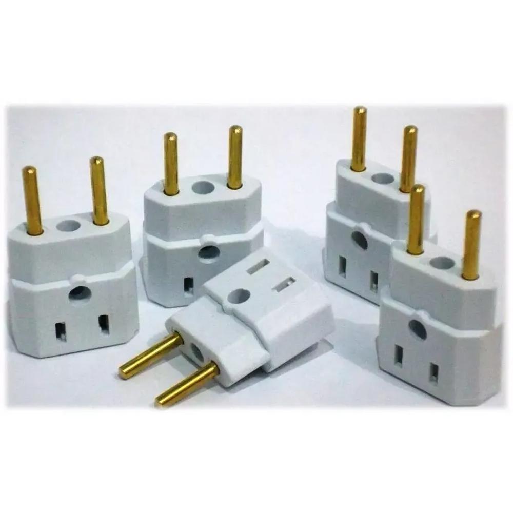 Kit 5 Adaptador de Tomada 10/20 Amperes Modelo Bob Esponja - SKU: 7899629207531BYTTY