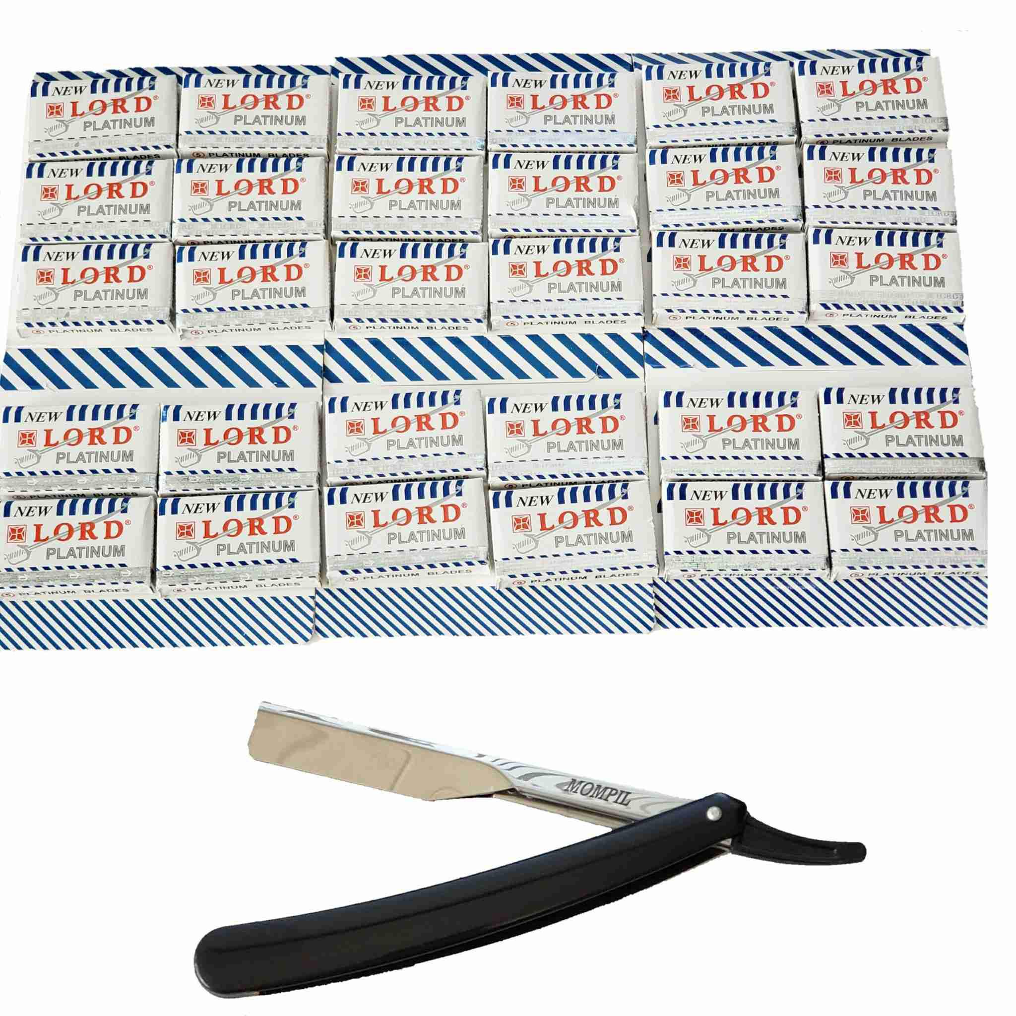 Kit Navalhete Navalha Cabo Plástico + 150 Laminas - SKU: PRDBX9G7JV6OAX29