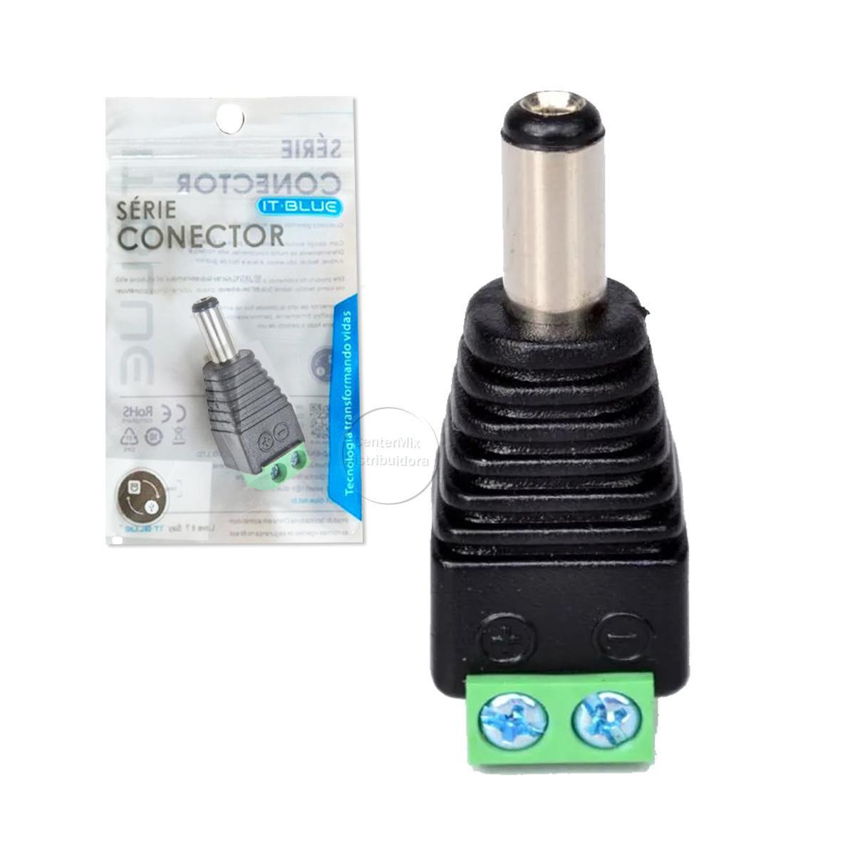 Kit 6 Conector Bnc P4 Macho Para Cftv Fonte Chaveada Câmera - SKU: PRDCG8XOYBJ752KD