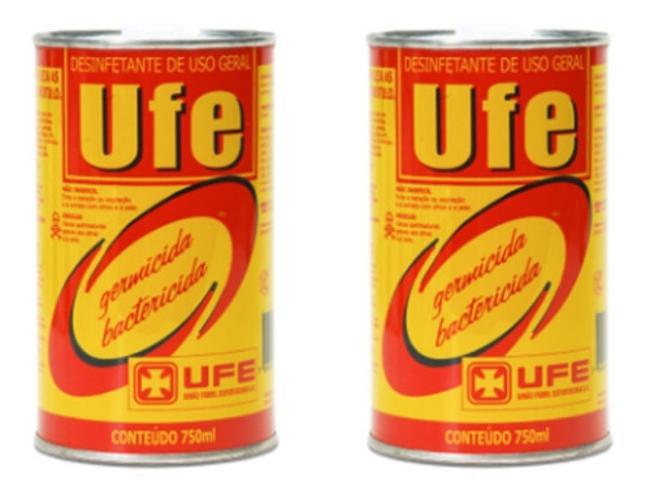 Kit 2 Latas Desinfetante Bactericida Ufe Creolina 750 Ml - SKU: PRDAEAXBG1ZE5LWJ