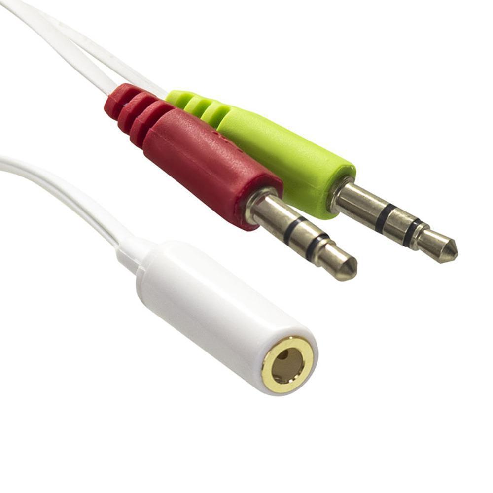 Cabo P2-Y Divisor 2 P2 M X 1 P2 F Para Fone De Ouvido Dex - SKU: PRDGE1EAWWS9N3QM